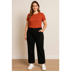 Lululemon LW5ENJS City Sleek 5 Pocket Wide-Leg High-Rise Pant Black W 32" 14